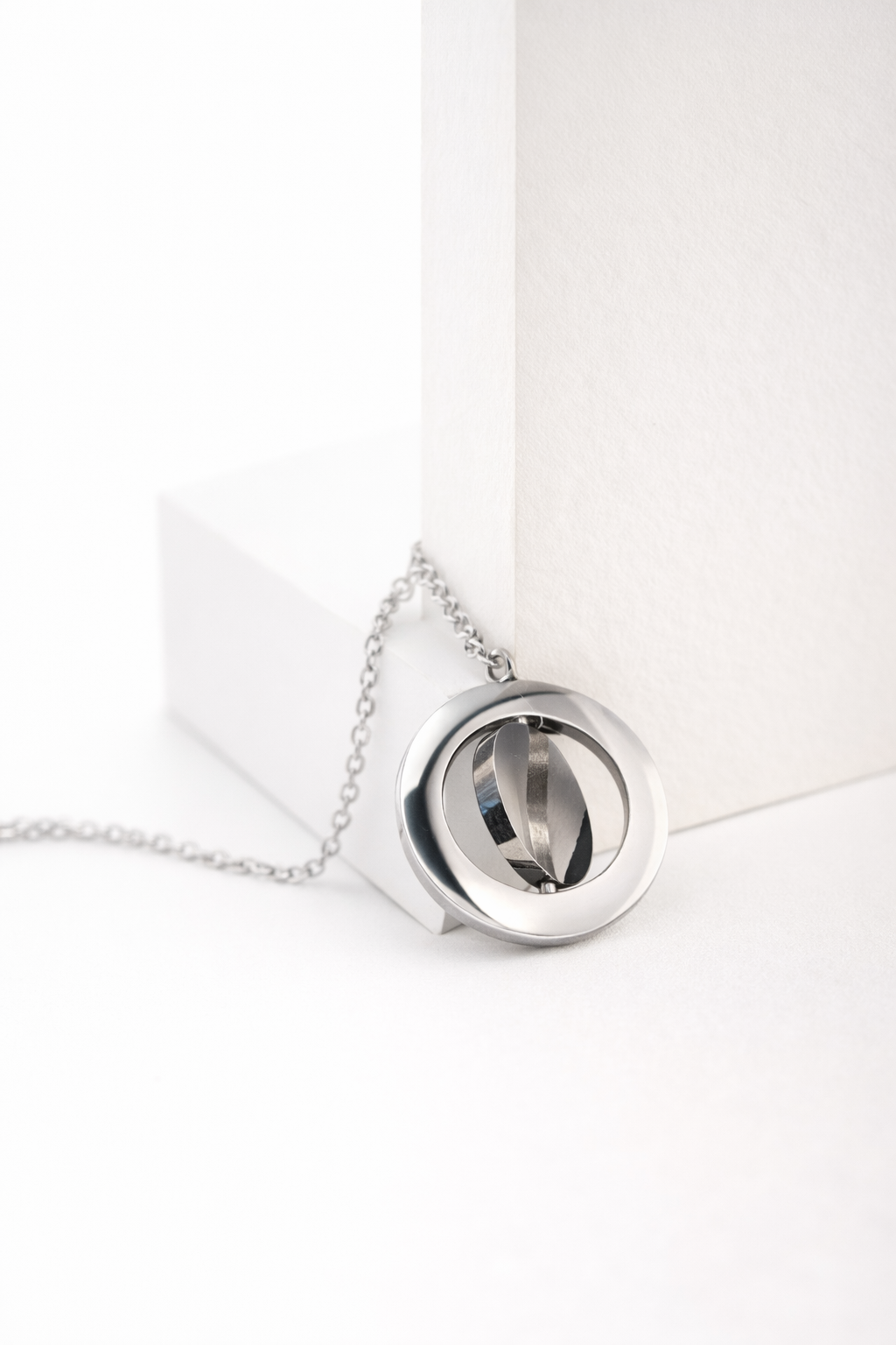 Rotating Pendant Necklace | Personalized | Cedar Roots Laser Co.