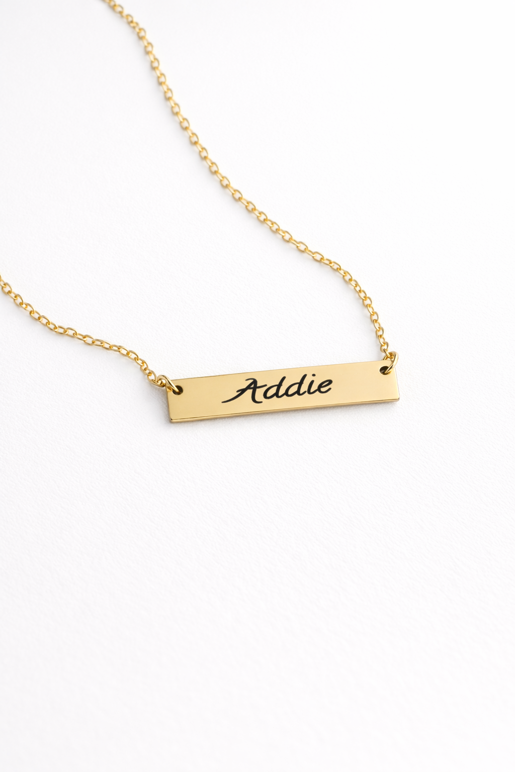 Horizontal Bar Necklace | Personalized