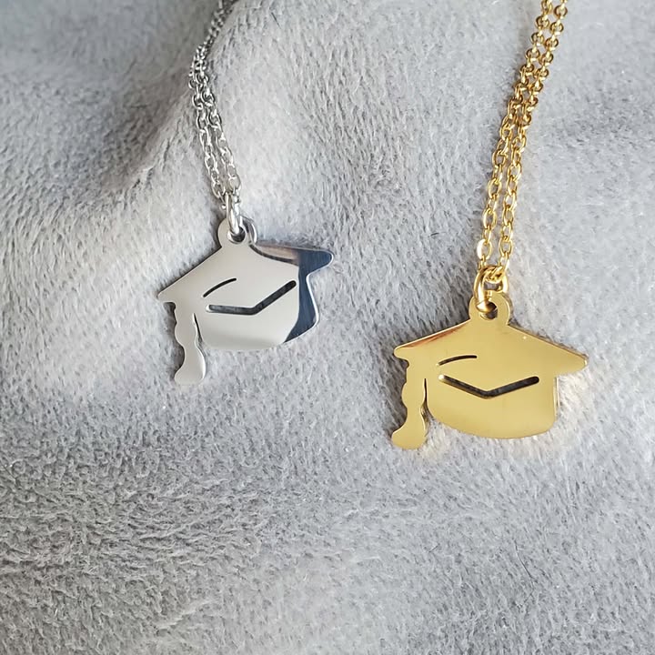 Graduation Cap Necklace | Personalized