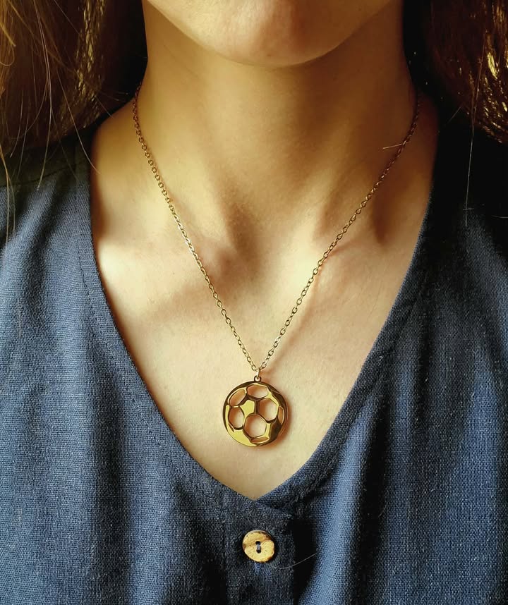 Soccer Necklace | Personalized