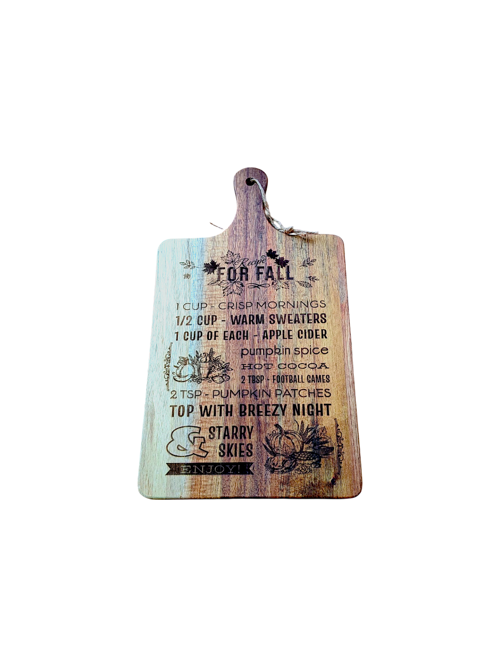 Personalized Acacia Cutting Board