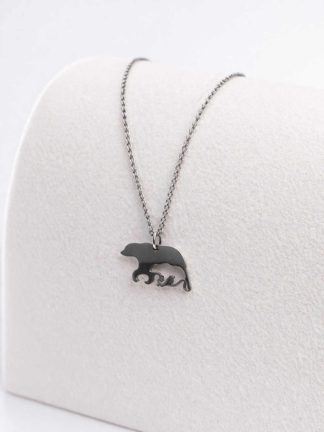 Mama Bear Necklace | Personalized | Cedar Roots Laser Co.